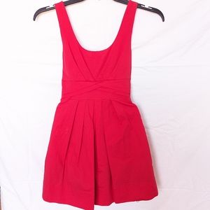 Red A-Line cocktail dress